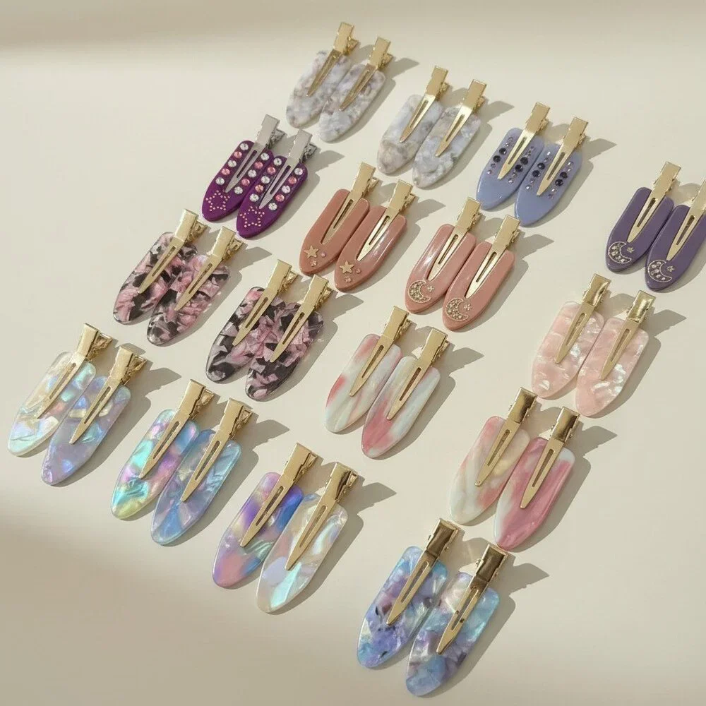 10PCS Hair Clip Bundle Random Mix Y2K Cute Snap Clips Aesthetic Hair Accessories